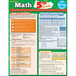 Math 5th Grade Laminated Guide