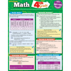 Math 4th Grade Laminated Guide
